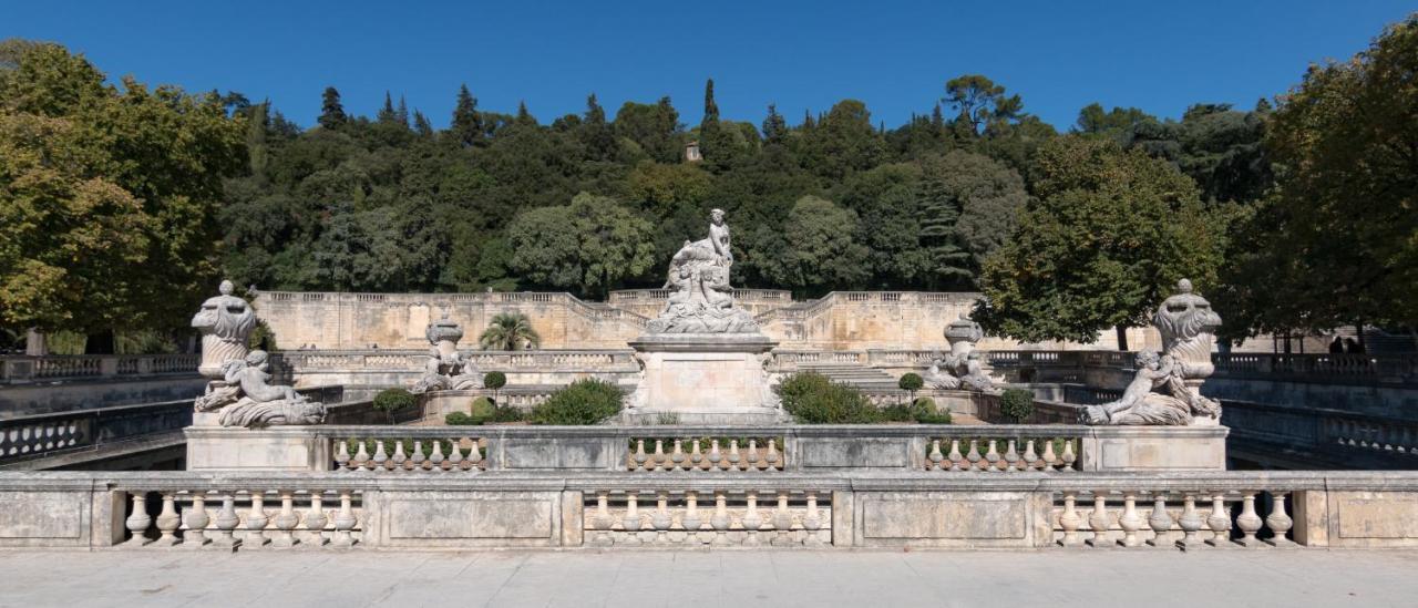 "Le Paisible" Clim Et Jardin En Centre Ville Nîmes Dış mekan fotoğraf